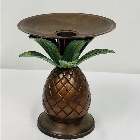 Other - Pineapple Brass Candle Holder